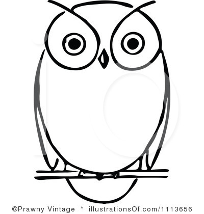 Owl Black And White Clipart | Free download on ClipArtMag