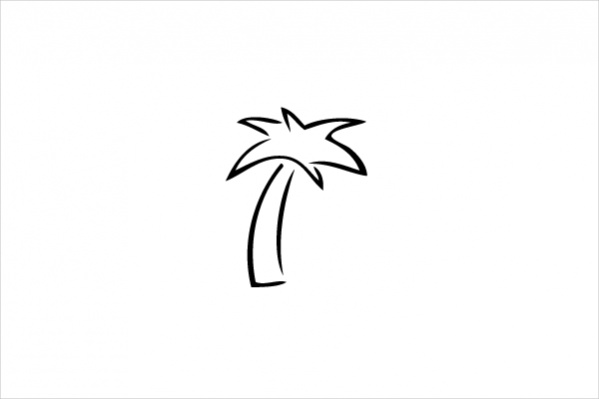 Palm Tree Black And White Clipart | Free download on ClipArtMag