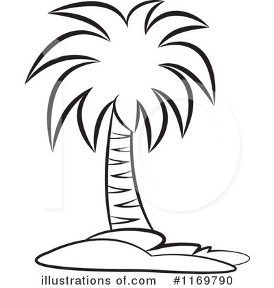 Palm Tree Clipart Black And White | Free download on ClipArtMag