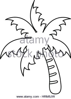 Palm Trees Clipart Black And White | Free download on ClipArtMag