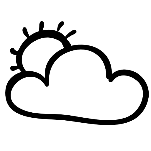 512x512 sunny to partly cloudy symbol png image royalty free