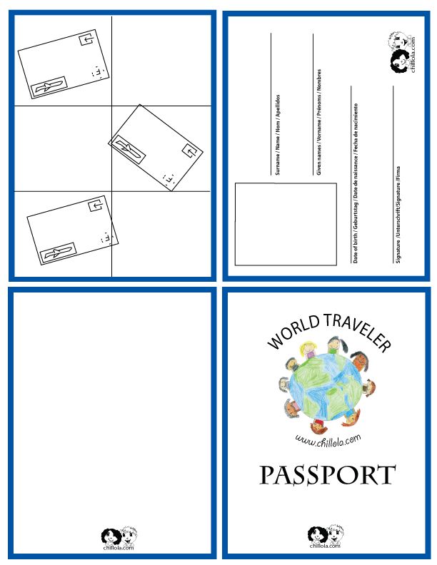 Printable Passport For Children