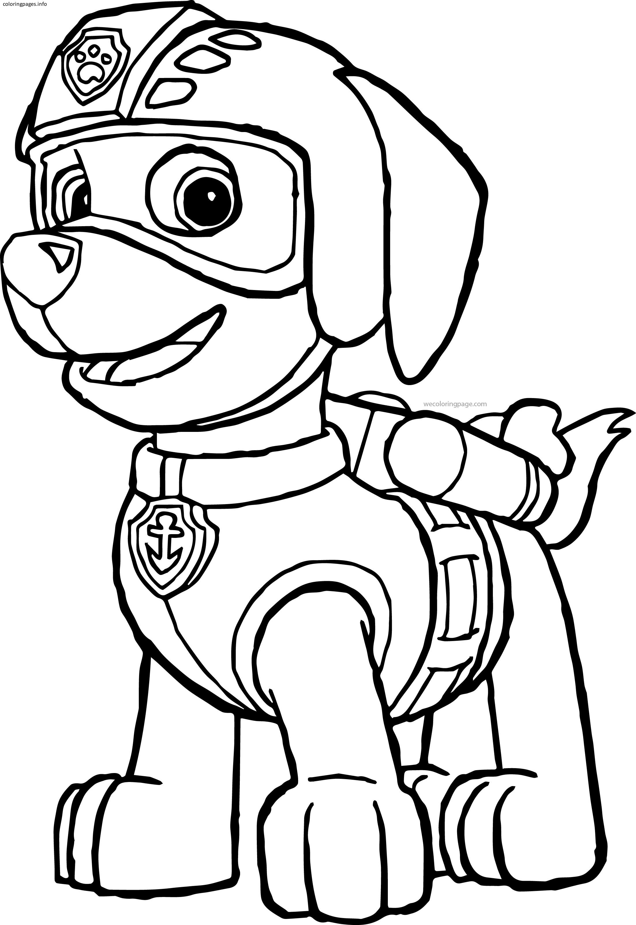 Paw Patrol Coloring Pages Free Download On ClipArtMag