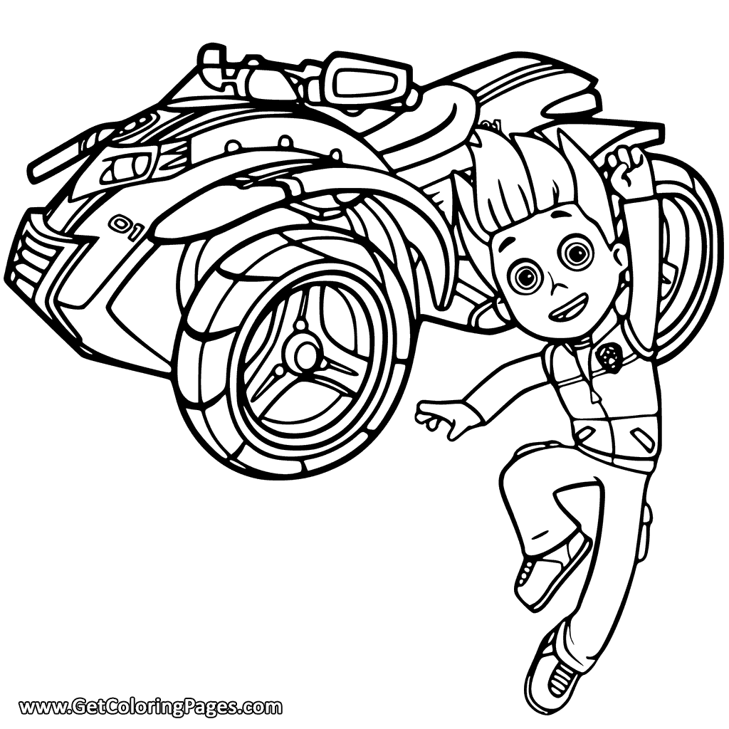 Paw Patrol Ryder Coloring Page Free Printable Coloring Pages Vlrengbr