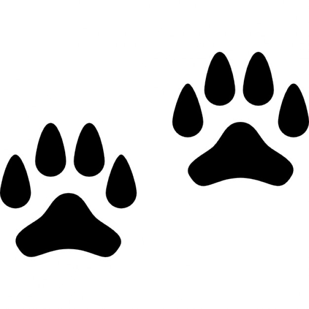 Paw Print Outline | Free download on ClipArtMag