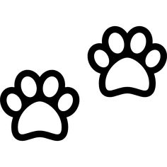 Paw Print Outline | Free download on ClipArtMag