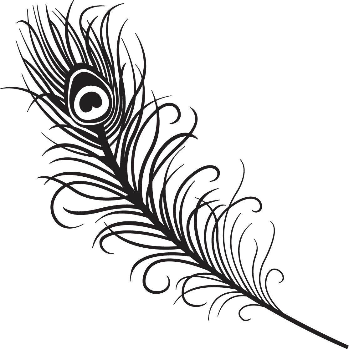 Peacock Clipart Black And White | Free download on ClipArtMag
