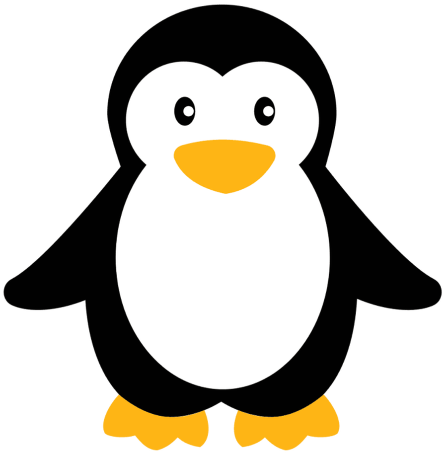 Penguin Clipart Black And White Free download on ClipArtMag
