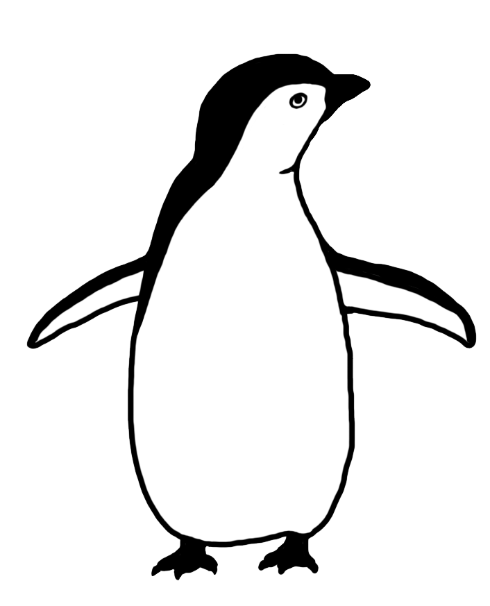 Penguin Clipart Black And White Free Free download on