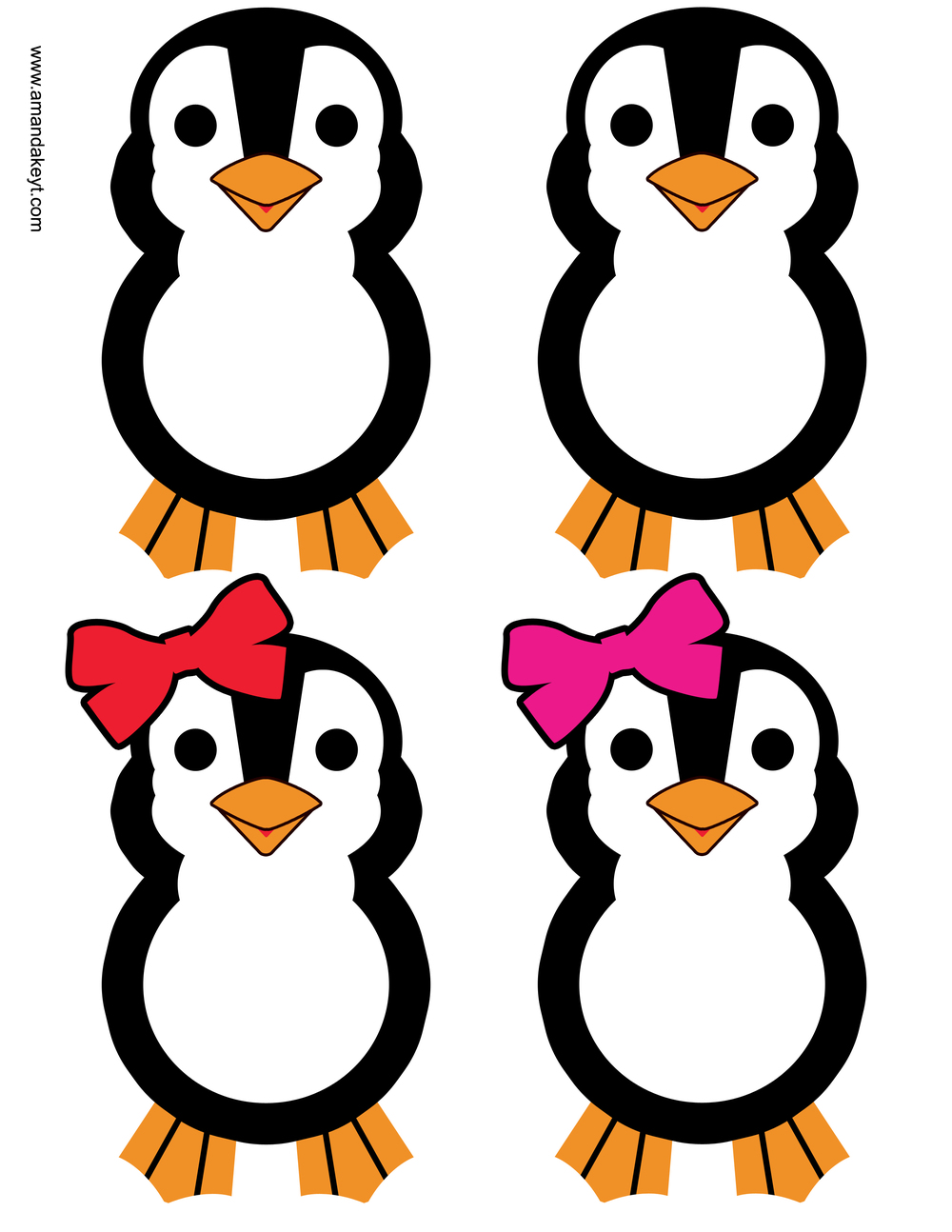 Penguins Printable Free Download On ClipArtMag