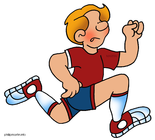 people running away clipart