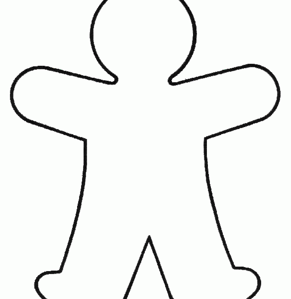 Person Outline Printable Free download on ClipArtMag