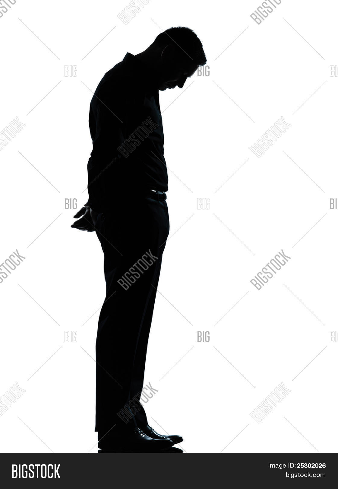 Person Standing Sideways Free download on ClipArtMag