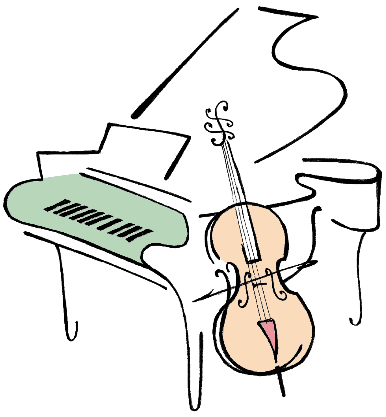 Piano Cartoon Clipart | Free download on ClipArtMag