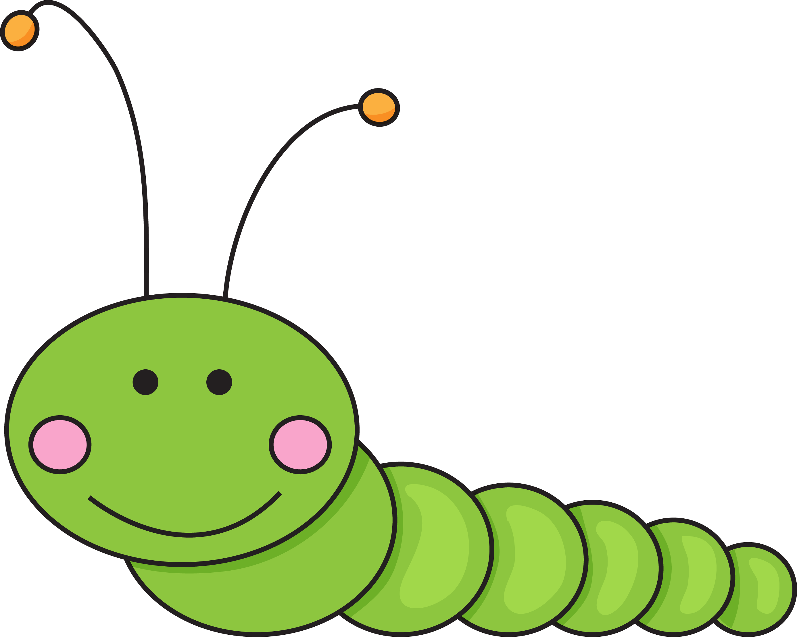 Pictures Of Cartoon Caterpillars | Free download on ClipArtMag