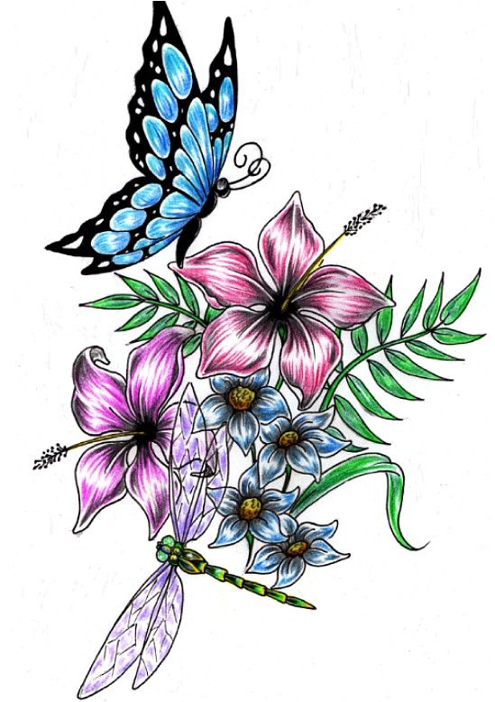 Pictures Of Flower Tattoo Designs | Free download on ClipArtMag