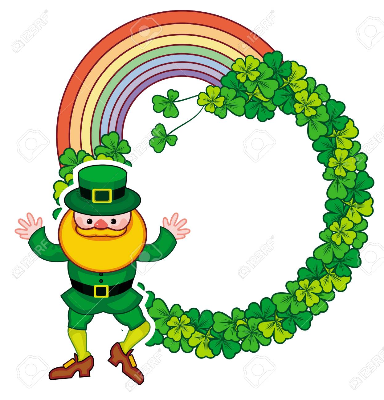 Pictures Of Shamrocks And Leprechauns | Free download on ClipArtMag