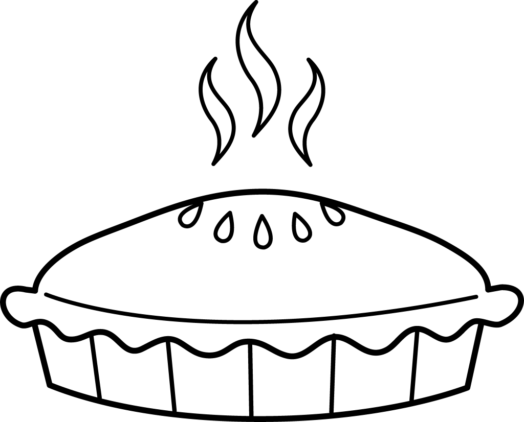 Cherry Pie Coloring Page Coloring Pages