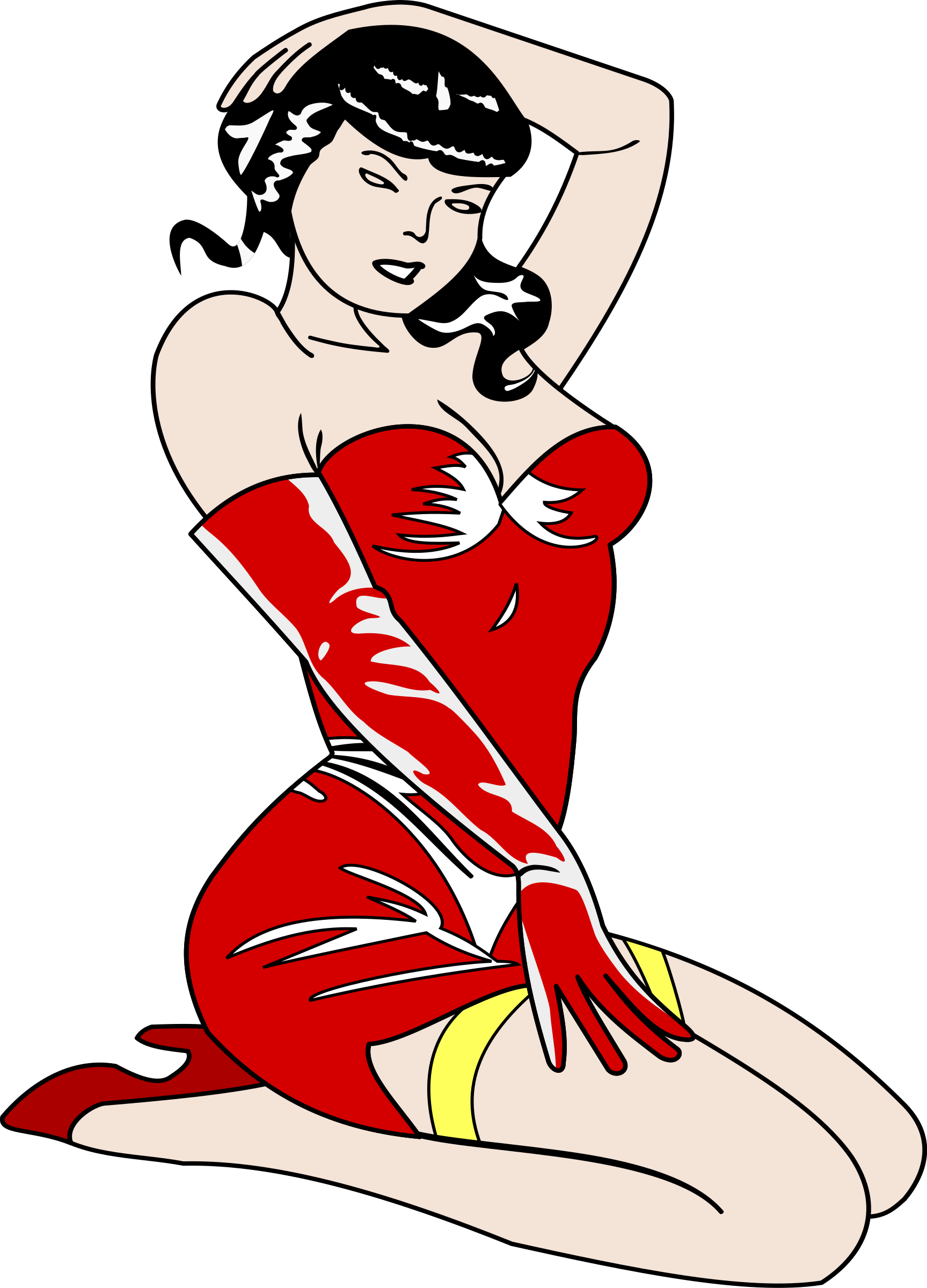 Pin Up Girl Clipart Free Download On Clipartmag 4062