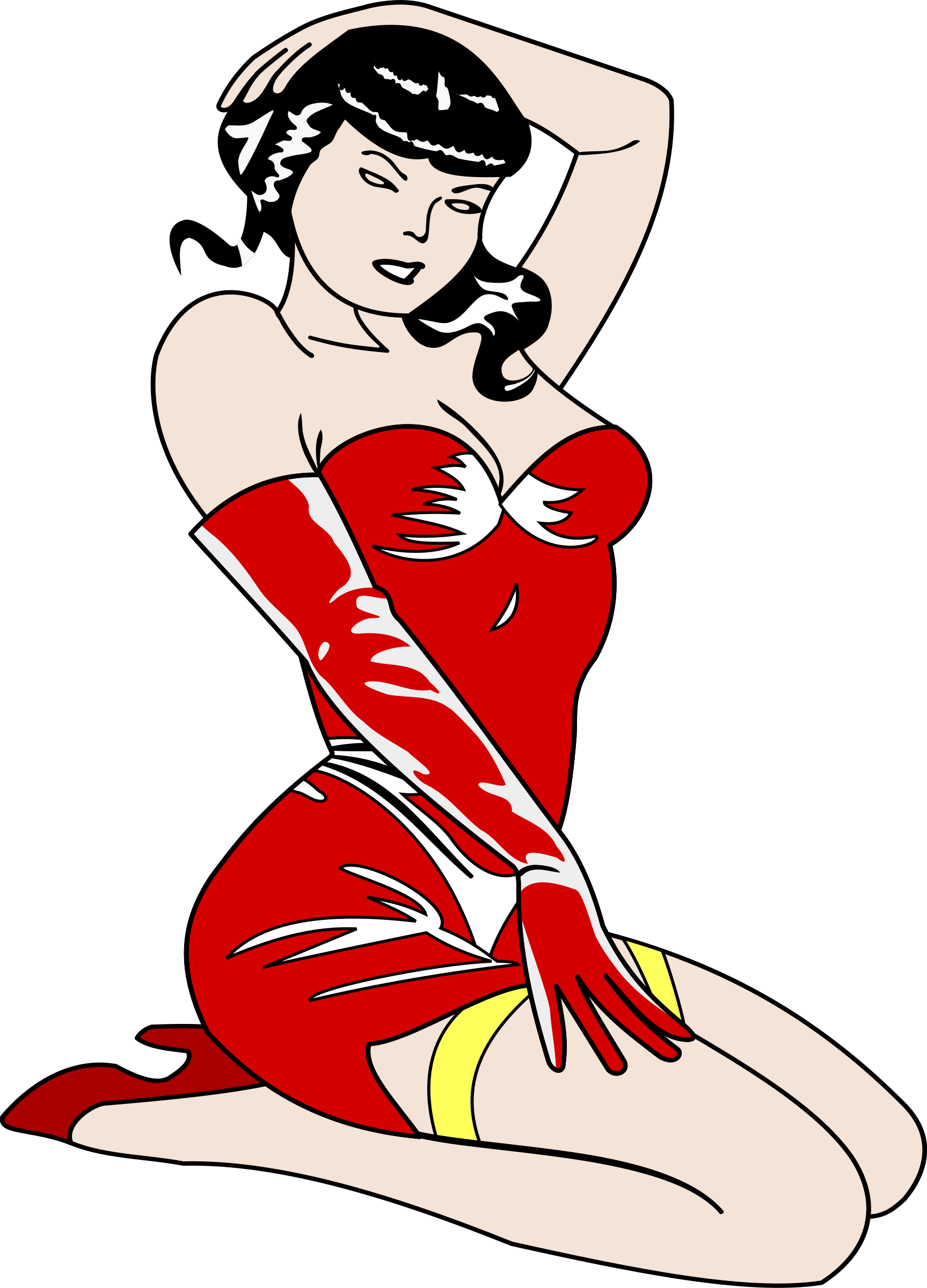 Pin Up Girl Clipart Free Download On Clipartmag