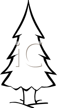Pine Tree Clipart Black And White | Free download on ClipArtMag
