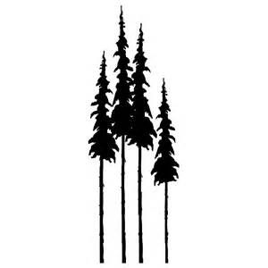 Pine Tree Silhouette | Free download on ClipArtMag