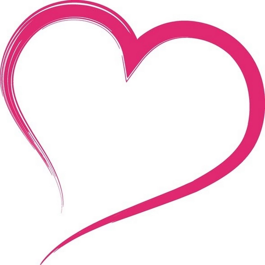 Pink Heart Outline | Free download on ClipArtMag