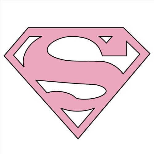 Pink Superman Logos | Free download on ClipArtMag