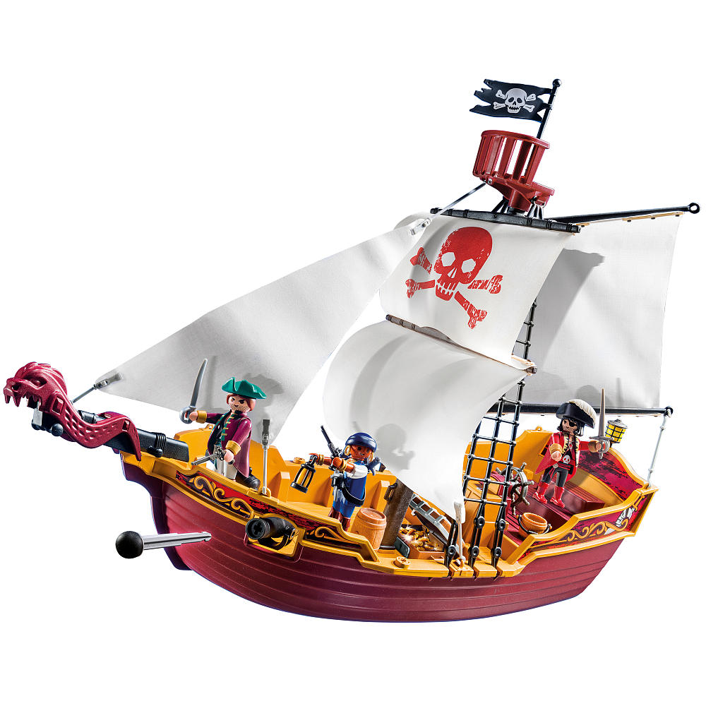 Playmobil Piratenschiff Großes Piratenschiff