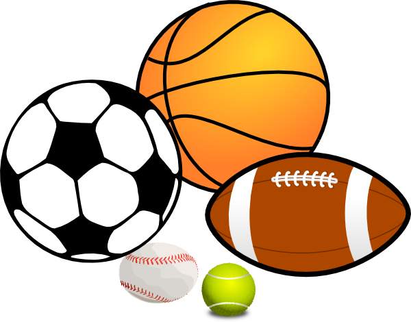 playing sports clipart