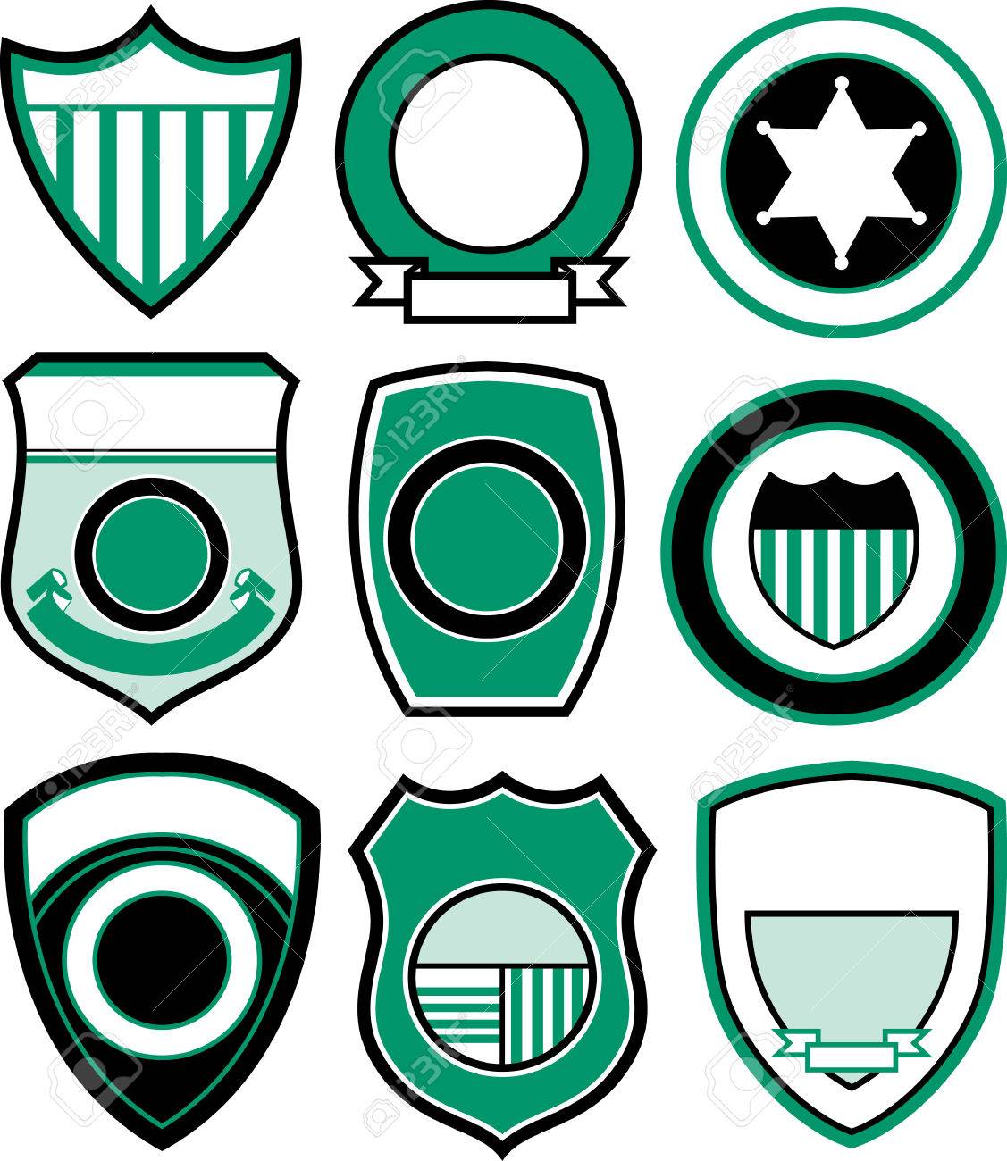 Police Badge Blank Free download on ClipArtMag