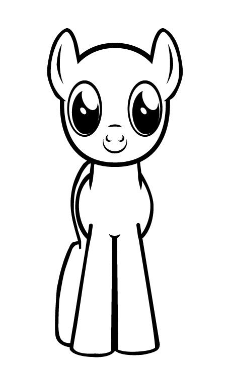 Pony Clipart Black And White | Free download on ClipArtMag