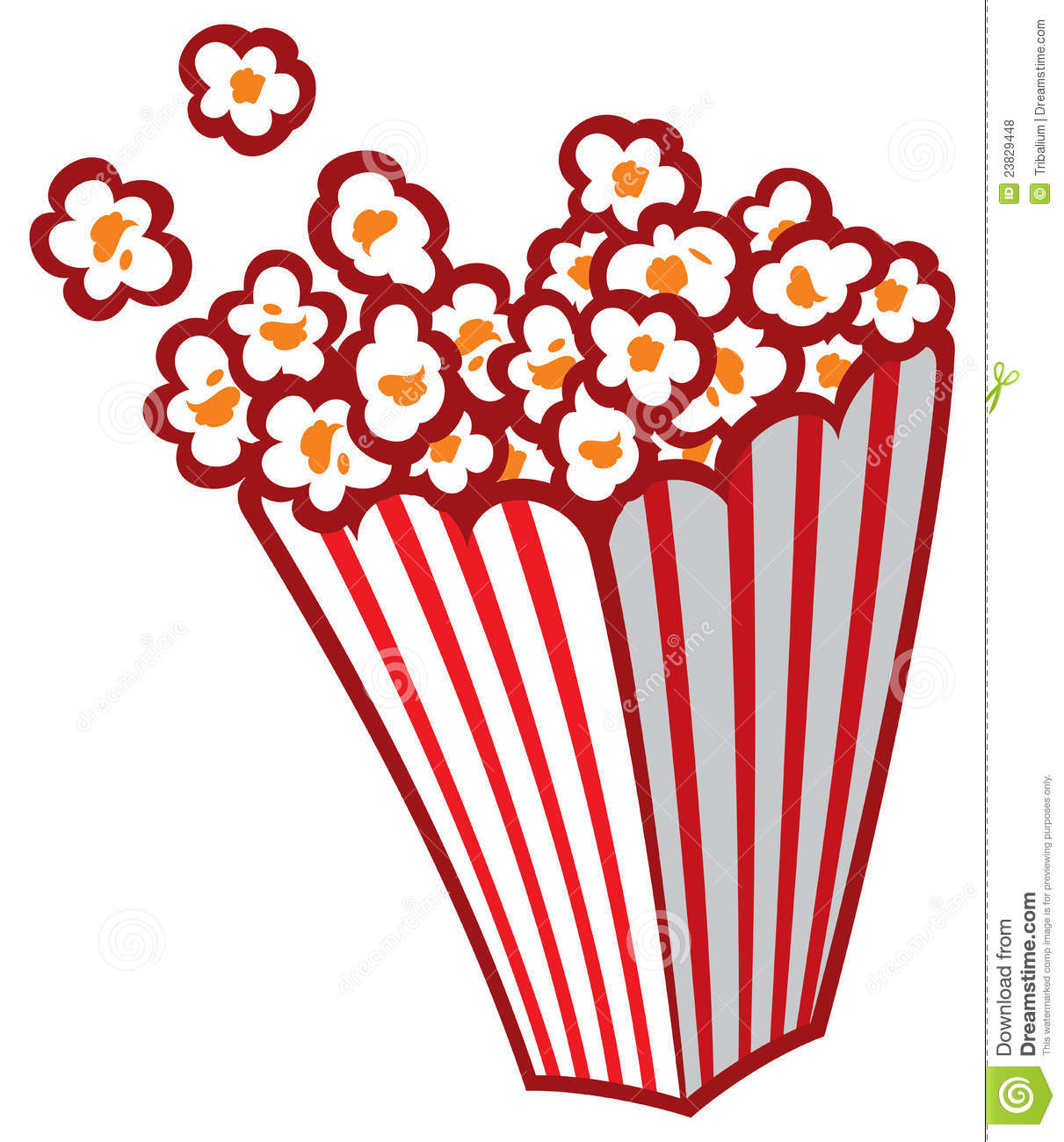Popcorn Bag Clipart Free download on ClipArtMag