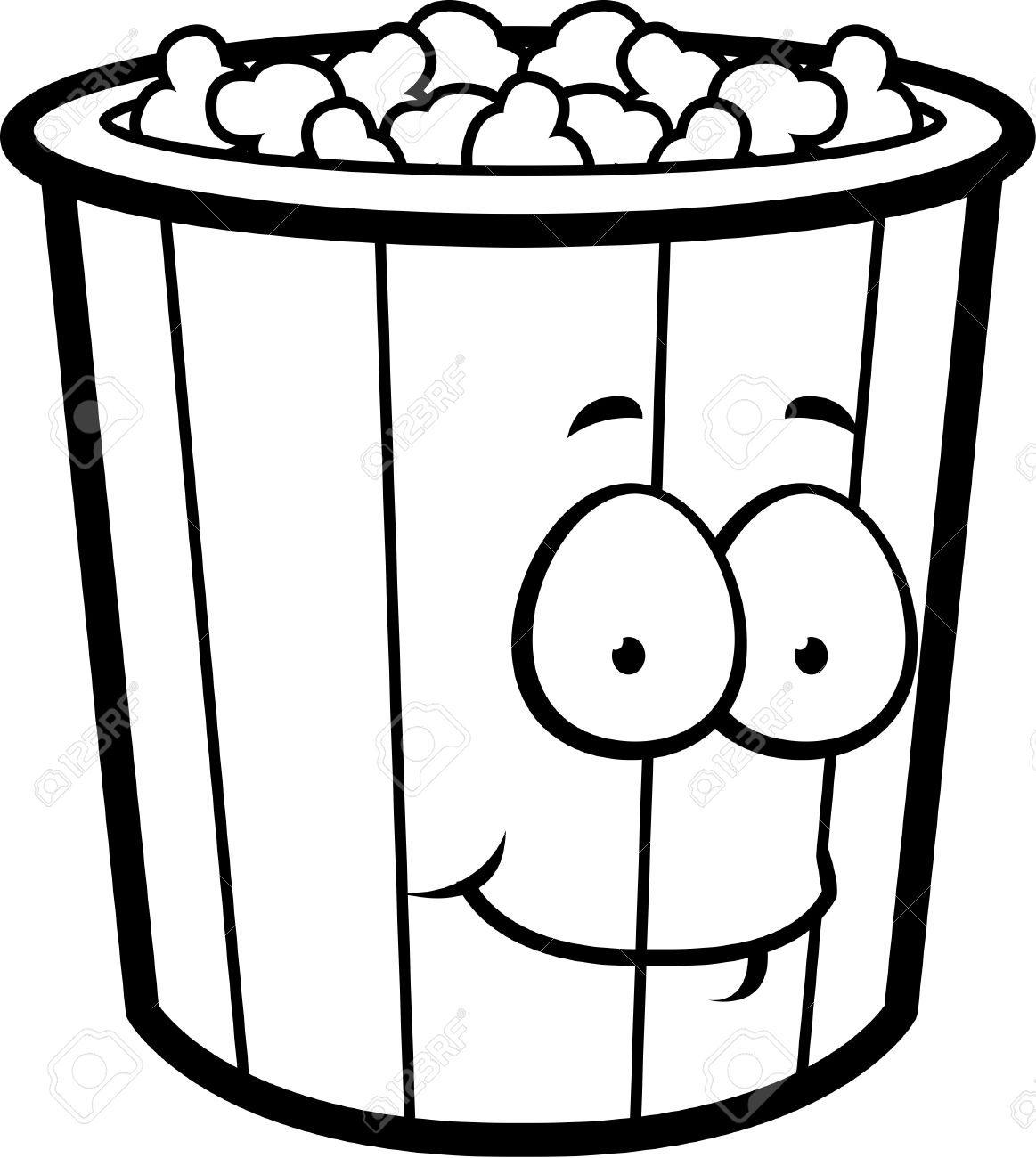 Popcorn Container Clipart Free download on ClipArtMag