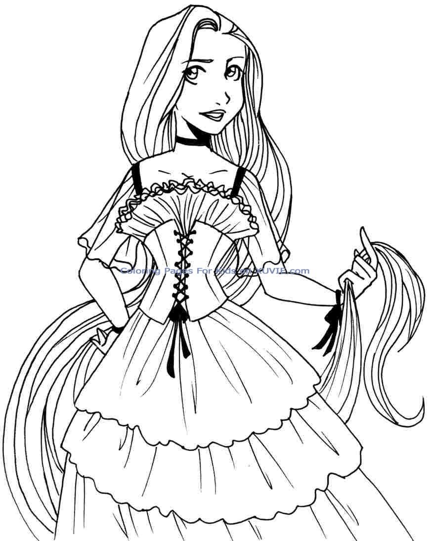Princess Coloring Pages | Free download on ClipArtMag