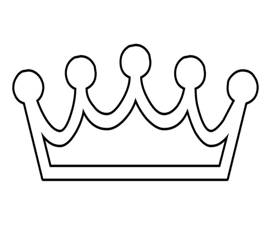 Princess Crown Outlines Free download on ClipArtMag