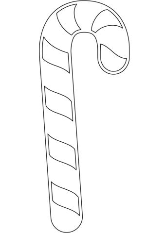 Printable Candy Cane | Free download on ClipArtMag