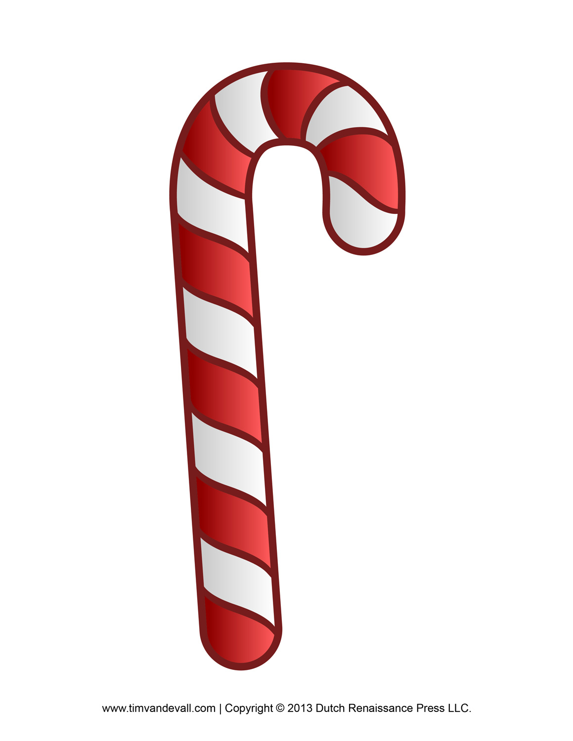 Printable Candy Cane Free download on ClipArtMag