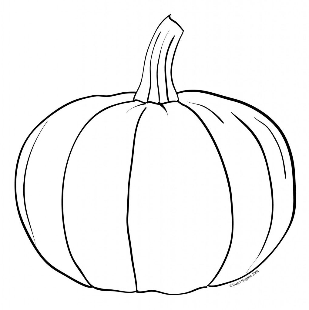 Pumpkin Black And White Clipart Free download on ClipArtMag