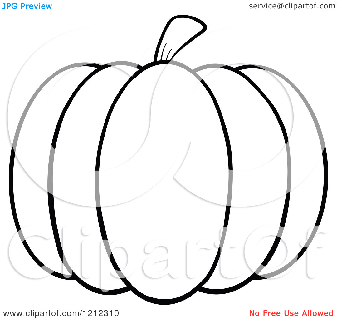 Pumpkin Clipart Black And White | Free Download On ClipArtMag