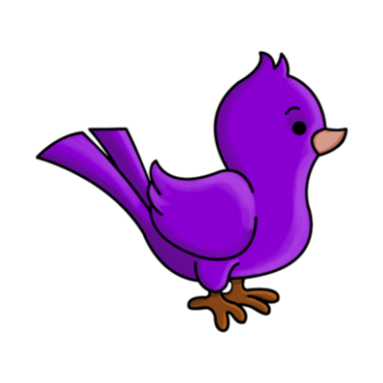 Purple Bird Clipart | Free download on ClipArtMag