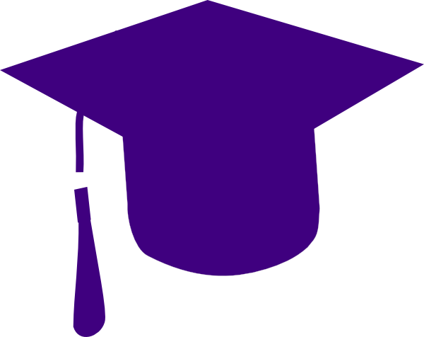 Purple Graduation Cap Free download on ClipArtMag