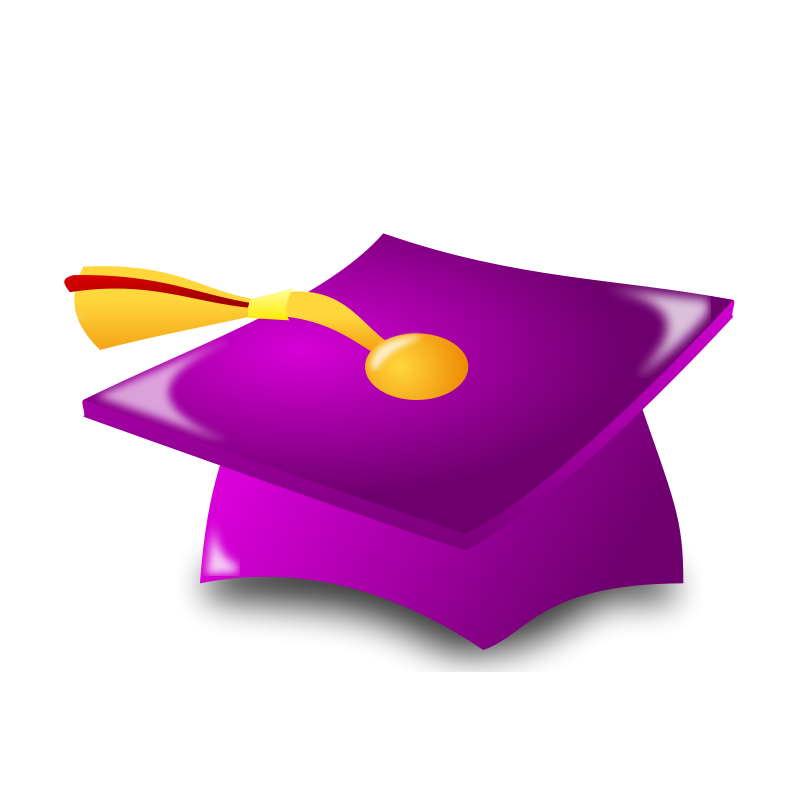 Purple Graduation Caps | Free download on ClipArtMag