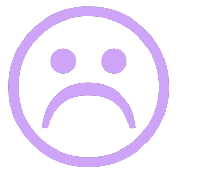 Purple Sad Face | Free download on ClipArtMag