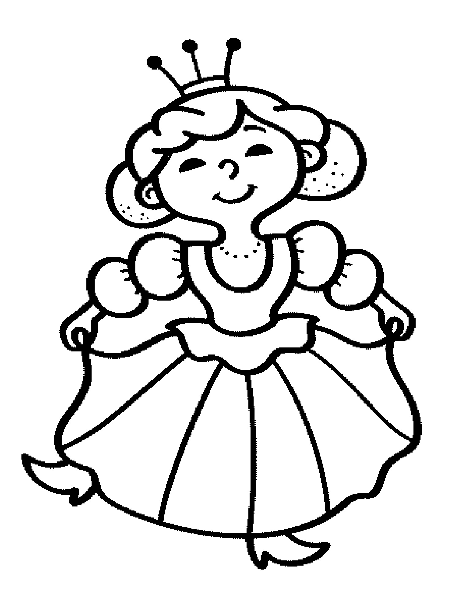 Queen Coloring Pages Free download on ClipArtMag