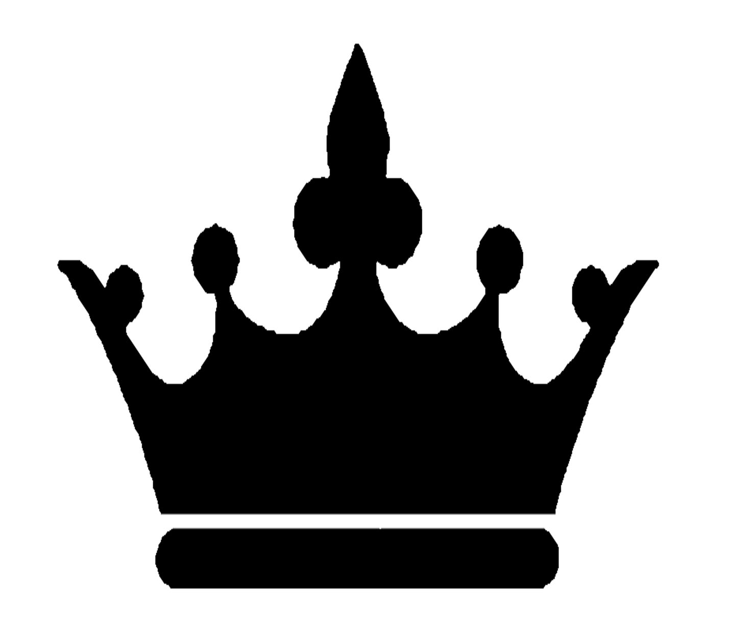Queen Crown Black And White Free download on ClipArtMag