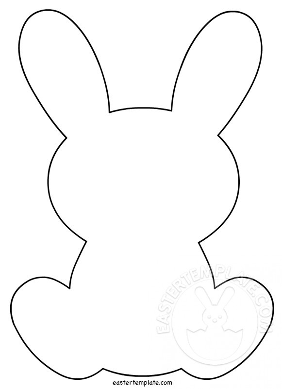 Bunny Outline Printable