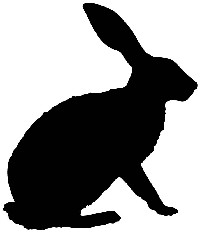 Rabbit Silhouette Cliparts | Free download on ClipArtMag