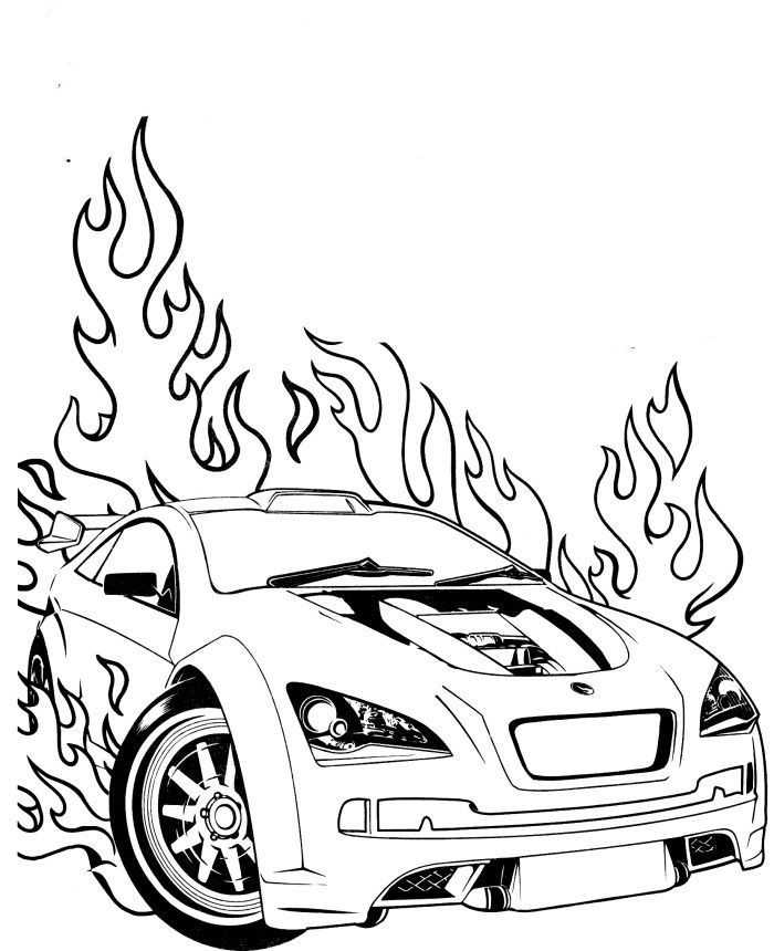 Race Car Coloring Pages | Free download on ClipArtMag