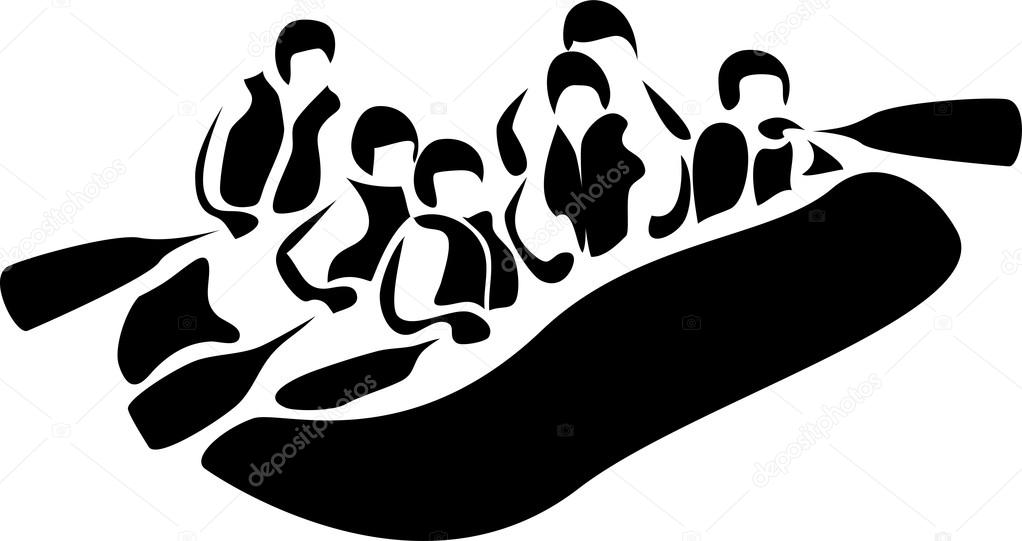 1022x541 Whitewater Rafting Stock Vectors, Royalty Free Whitewater Rafting